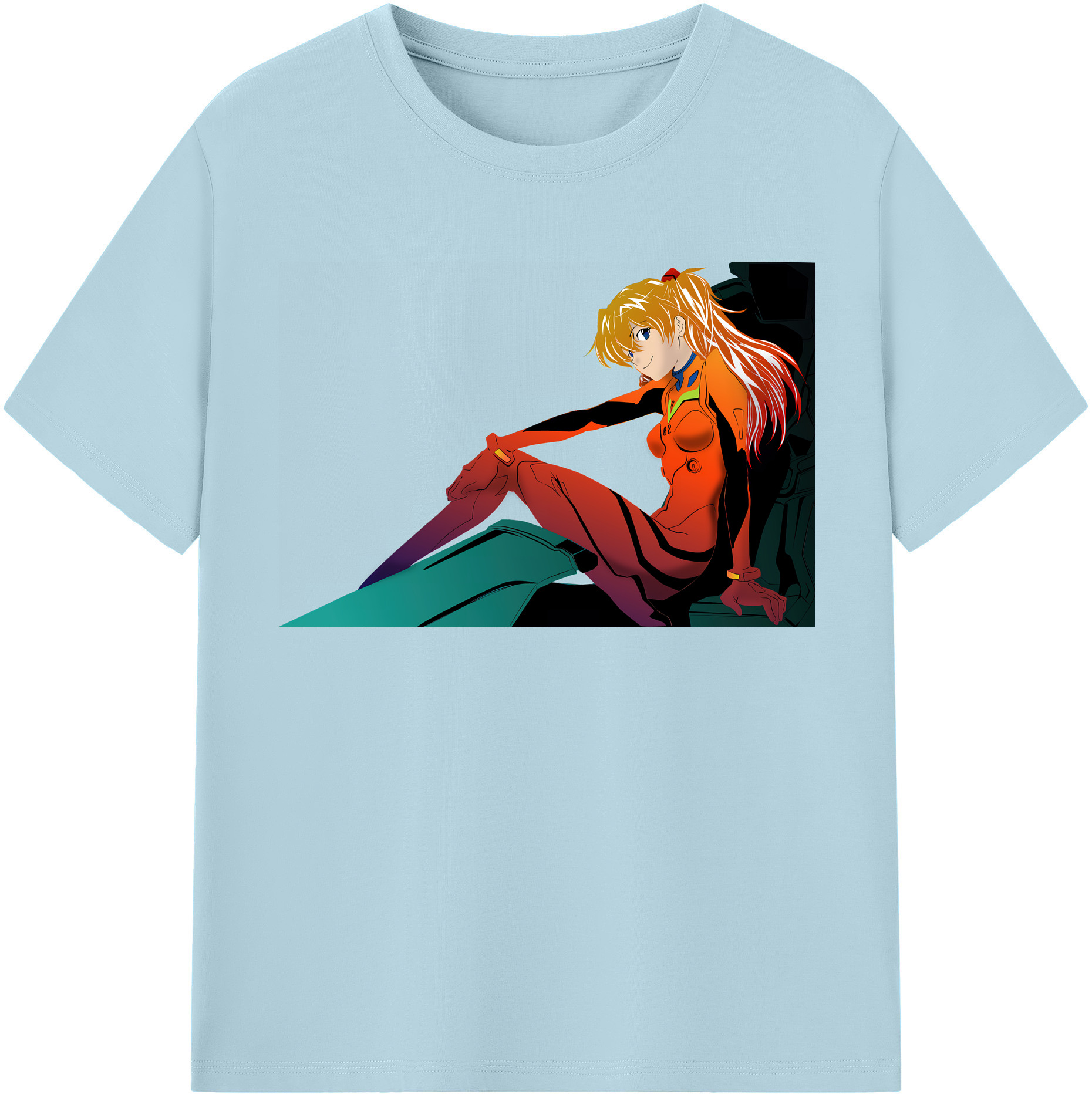 （画像用） EVA 新世紀エヴァンゲリオン 綿100％半袖Tシャツ（フロントプリント）